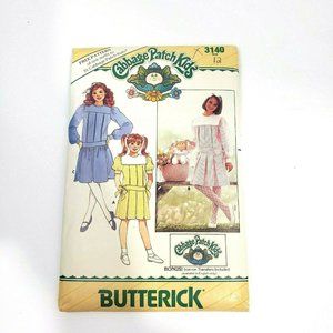 1985 Butterick 3140 Cabbage Patch Kids Doll Sz 12